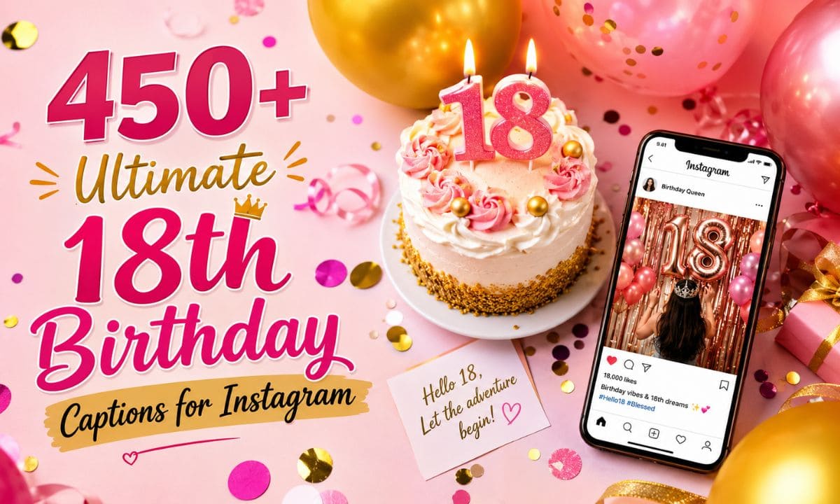 18th Birthday Captions for Instagram