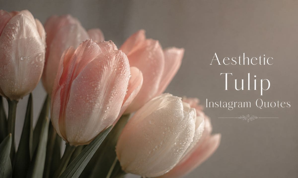 Aesthetic Tulip Instagram Quotes