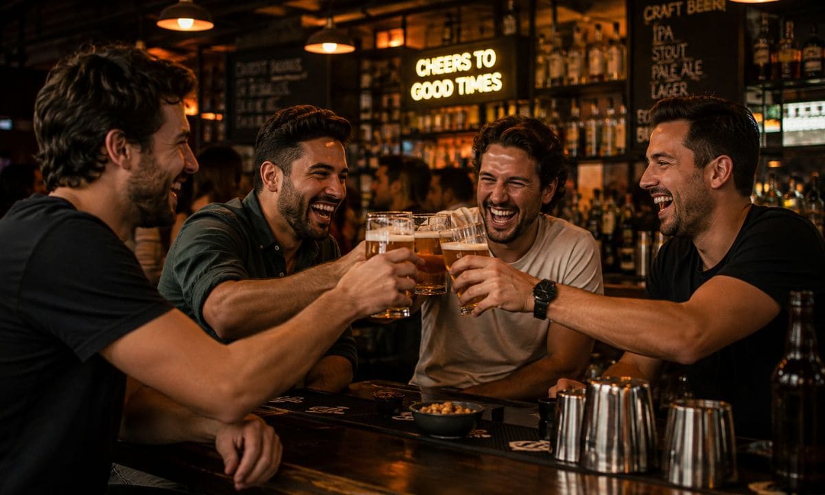 Boys Night Out Captions