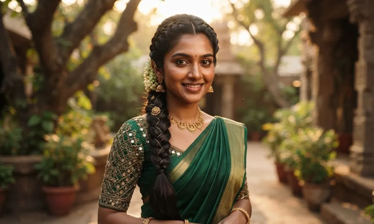 Braid and plait hair captions for Instagram with traditional hairstyle