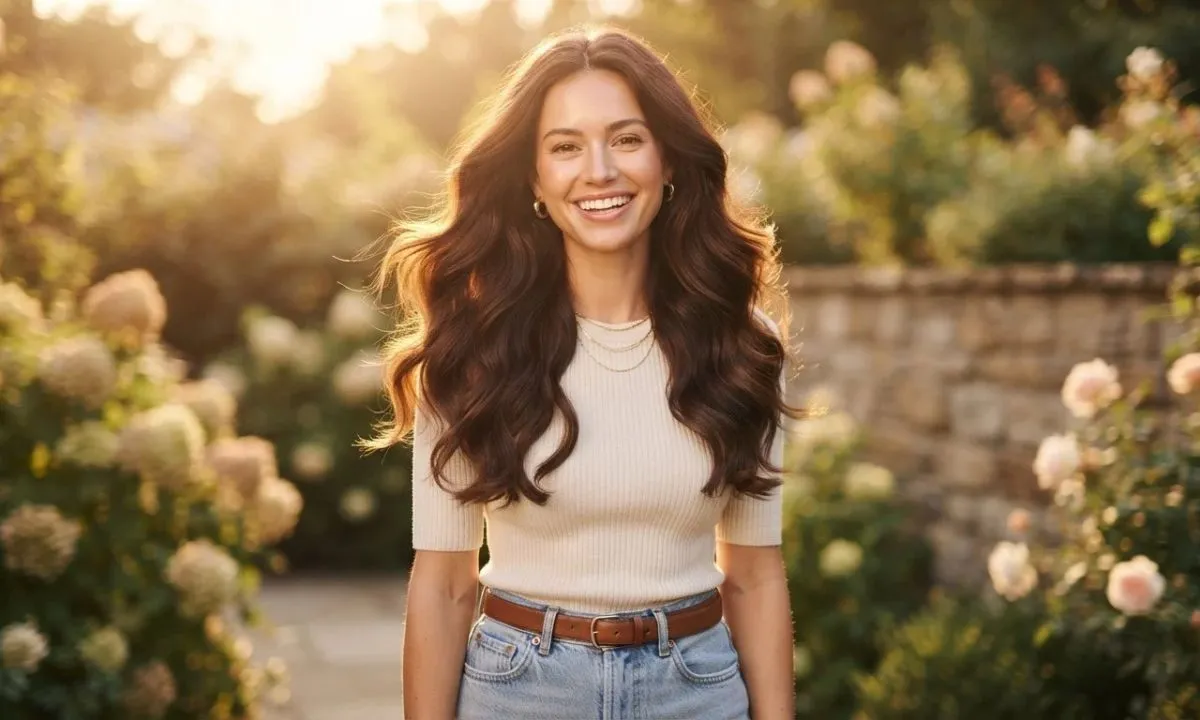 Classy and aesthetic hair captions with elegant polished waves