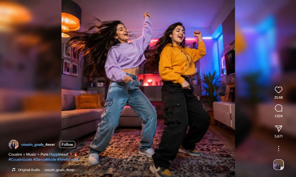 Cousin Captions for Instagram Reels