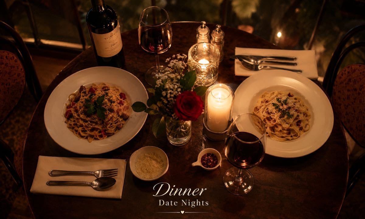 Dinner Date Night Captions for Instagram