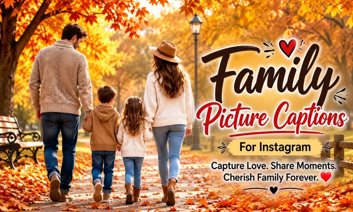 Fall Family Picture Captions For Instagram