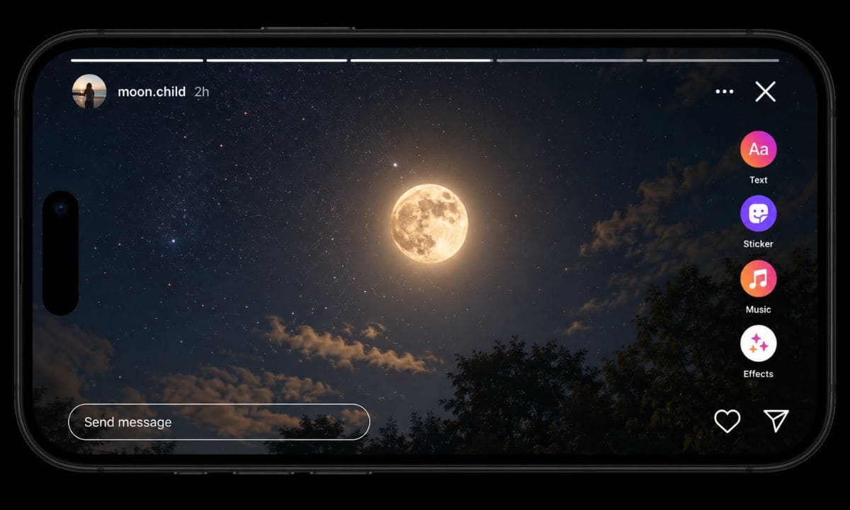 Moon Captions for Story