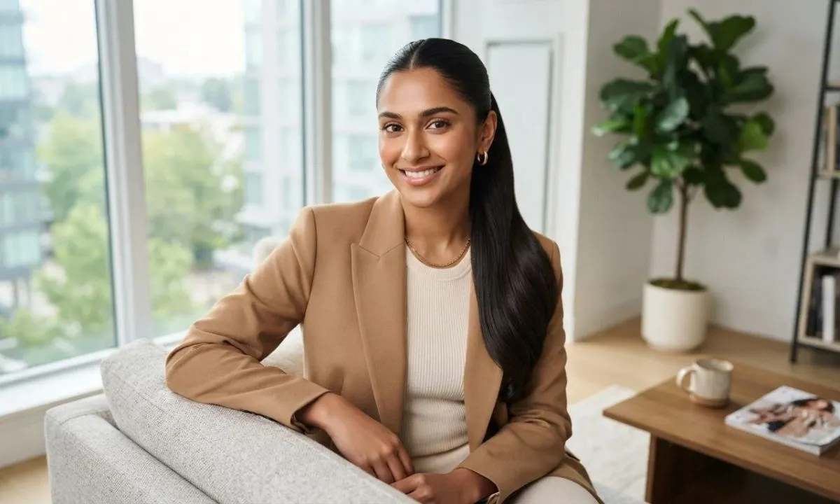 Ponytail and bun captions for Instagram with sleek hairstyle