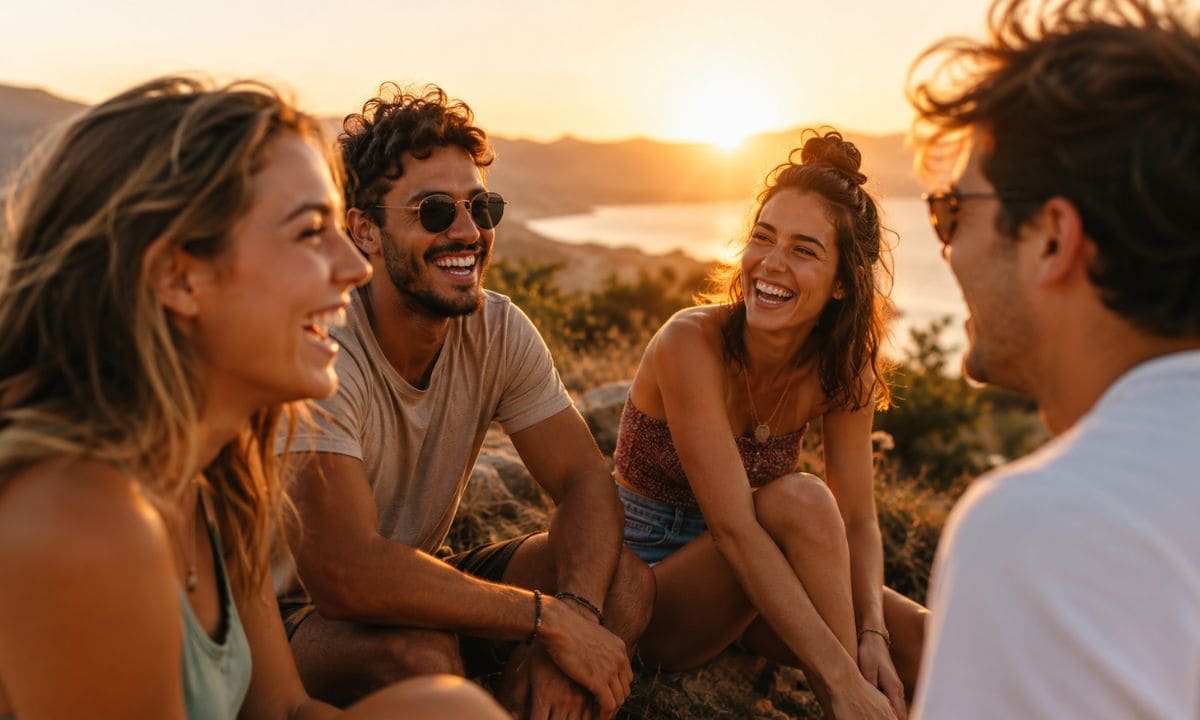 Sunshine Captions for Instagram with Friends