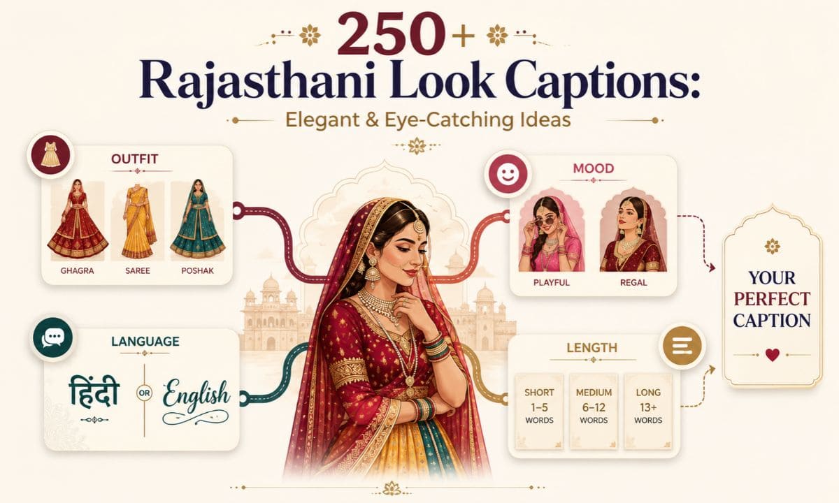 250 Rajasthani Look Captions_ Elegant & Eye-Catching Ideas