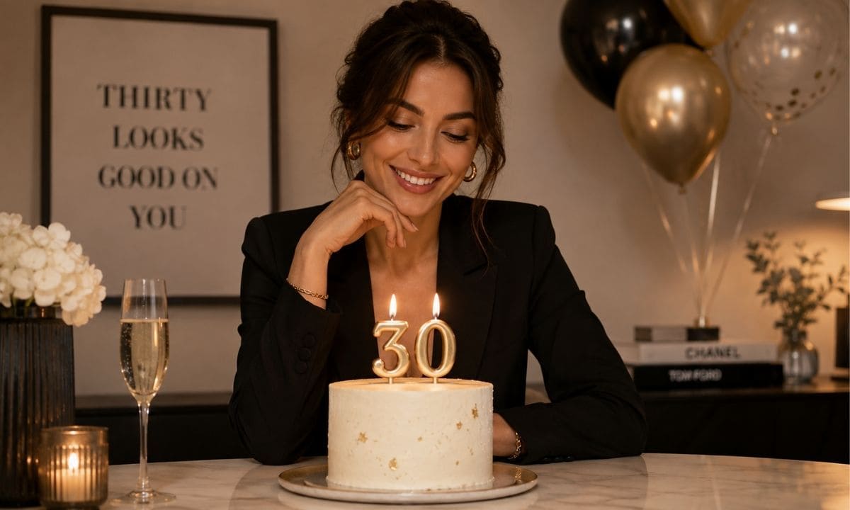 30th and 40th birthday captions milestone celebration photo