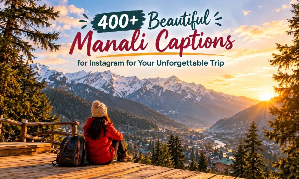 400+ Beautiful Manali Captions for Instagram for Your Unforgettable Trip