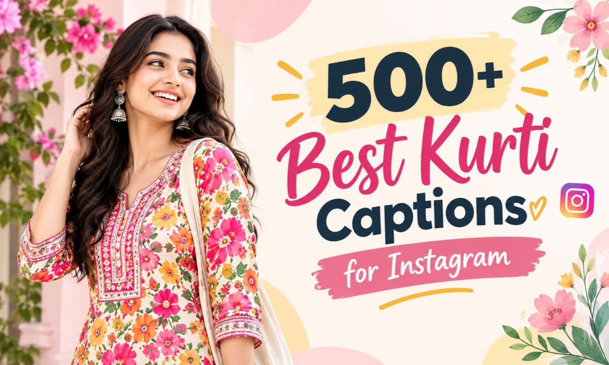 500+ Best Kurti captions for Instagram_ stylish and eye-catching ideas