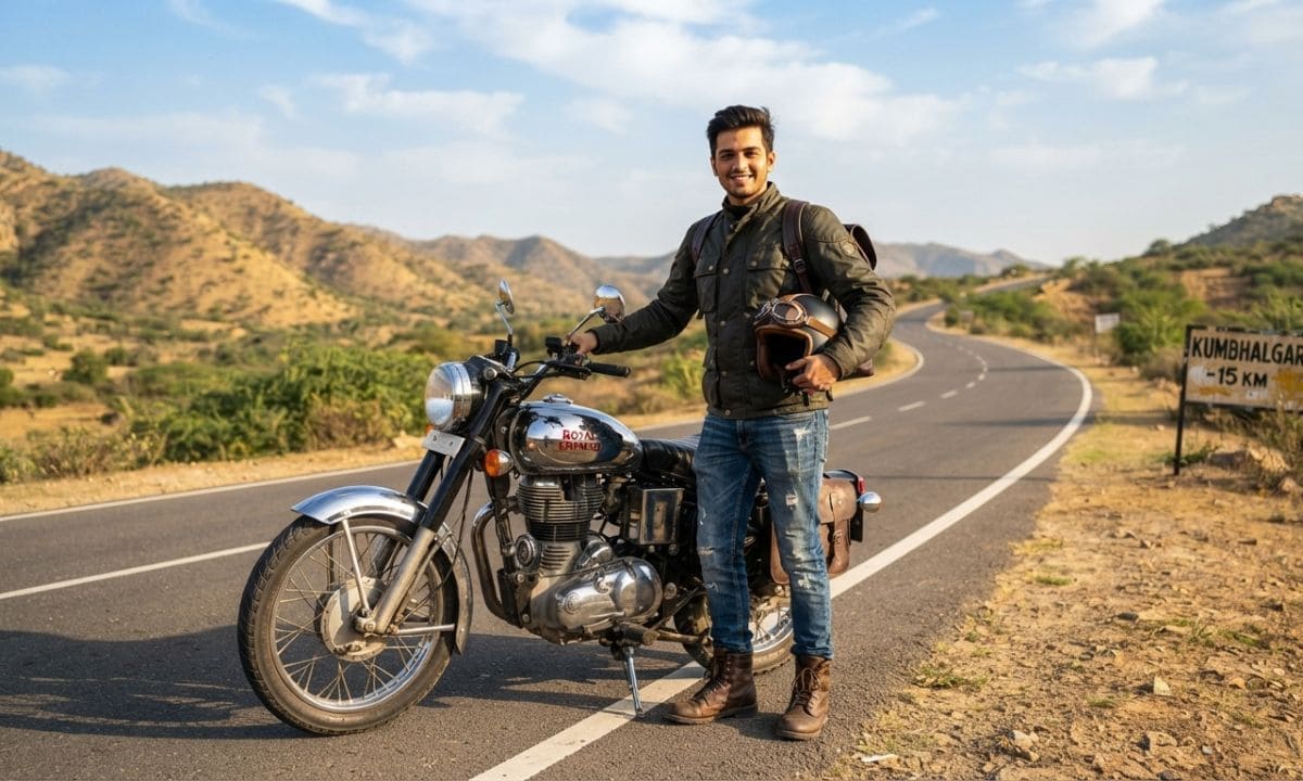 Bullet captions for Instagram in English on a countryside ride photo