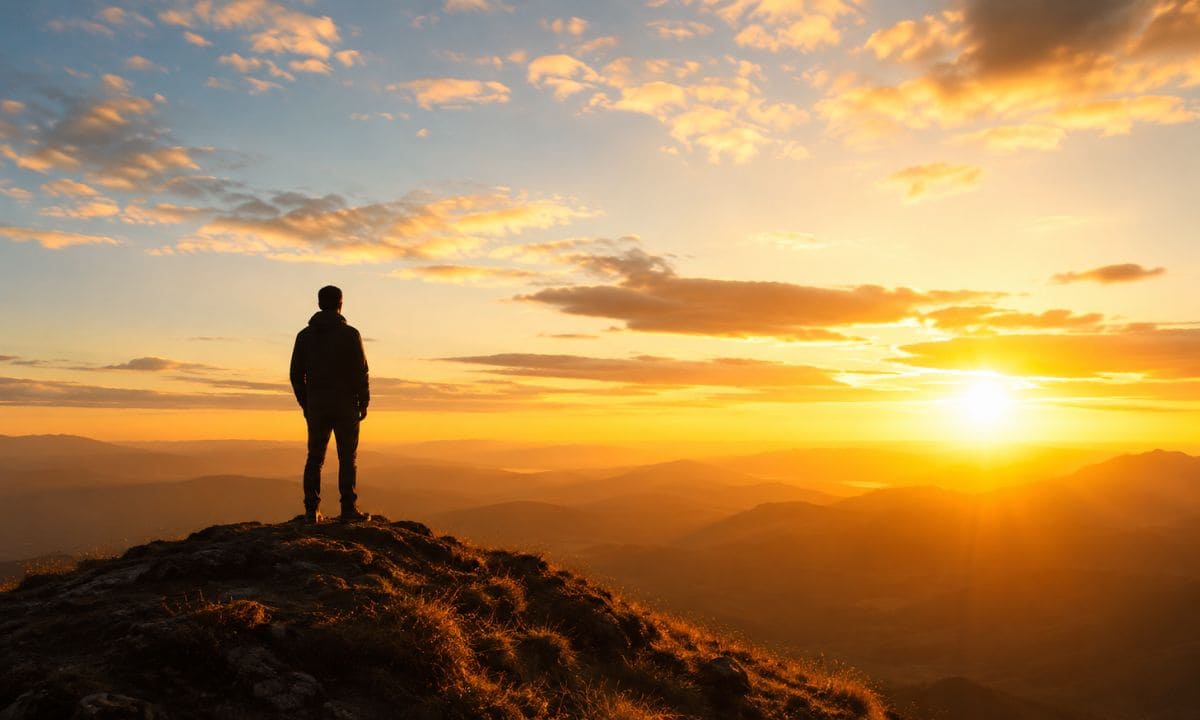 Confident person standing alone symbolizing empowering solitude