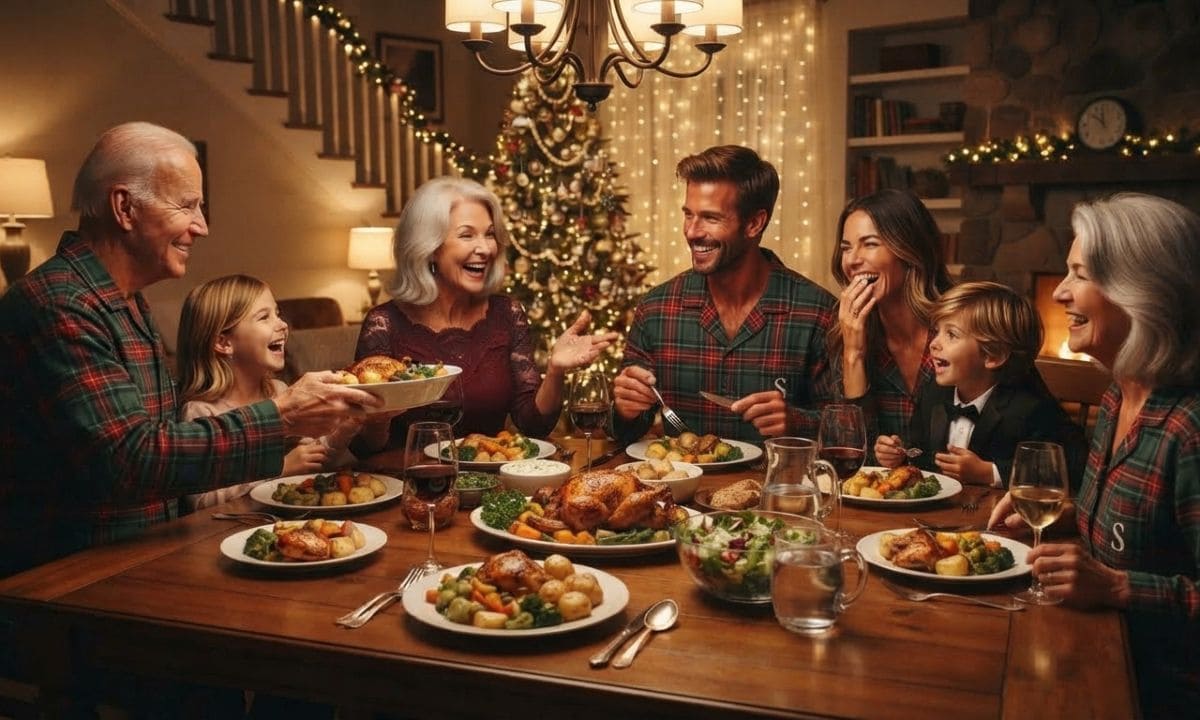 Family enjoying dinner together at home, family dinner captions for Instagram