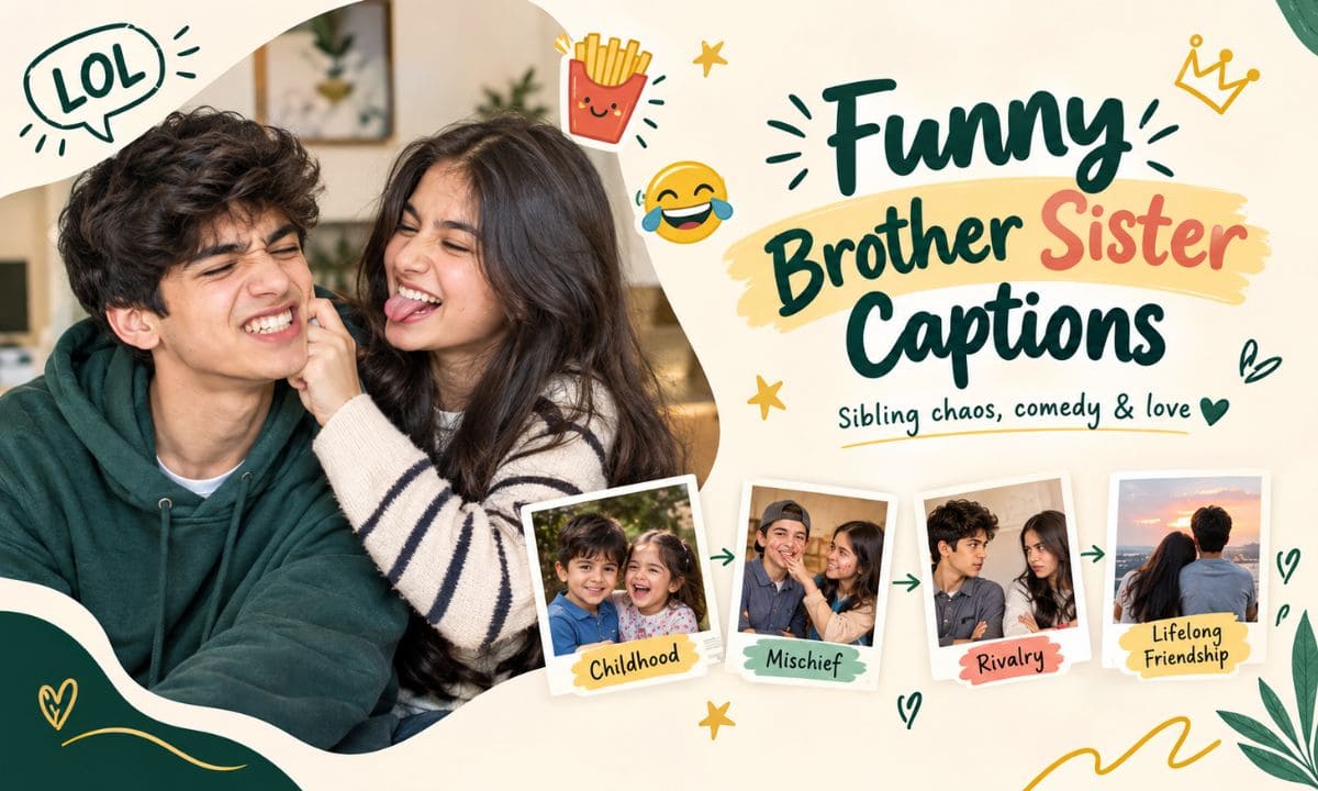 Funny Brother Sister Captions Funny Brother Sister Captions