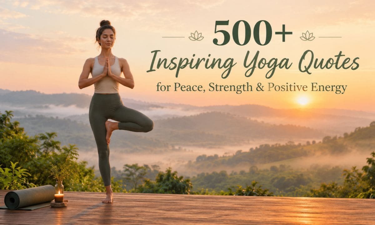 Inspiring Yoga Quotes for Peace, Strength & Positive Energy