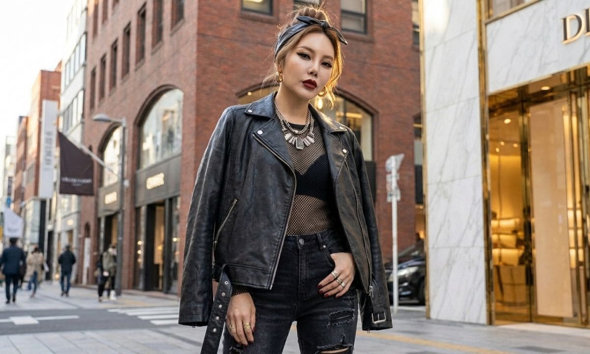 Outfit post baddie captions for Instagram with stylish OOTD photo 