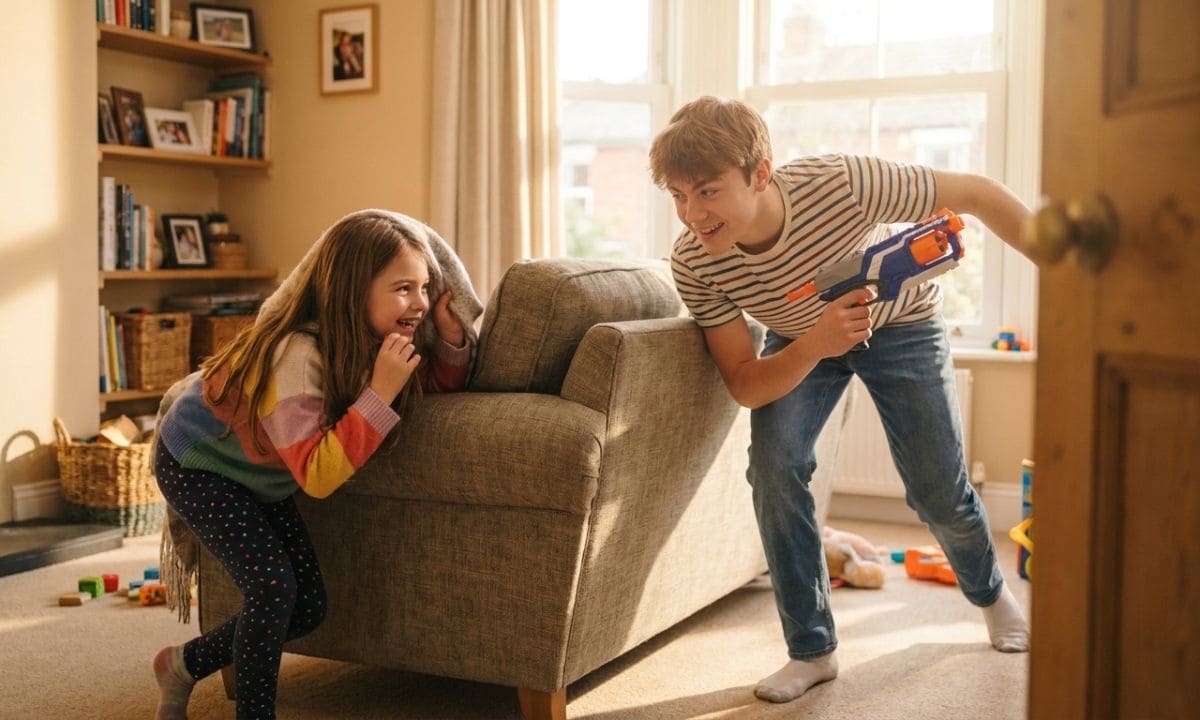 Partner in crime captions image showing siblings smiling mischievously together Partner in crime captions image showing siblings smiling mischievously together
