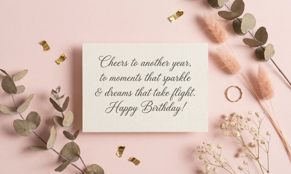 Pinterest style 21st birthday quote graphic
