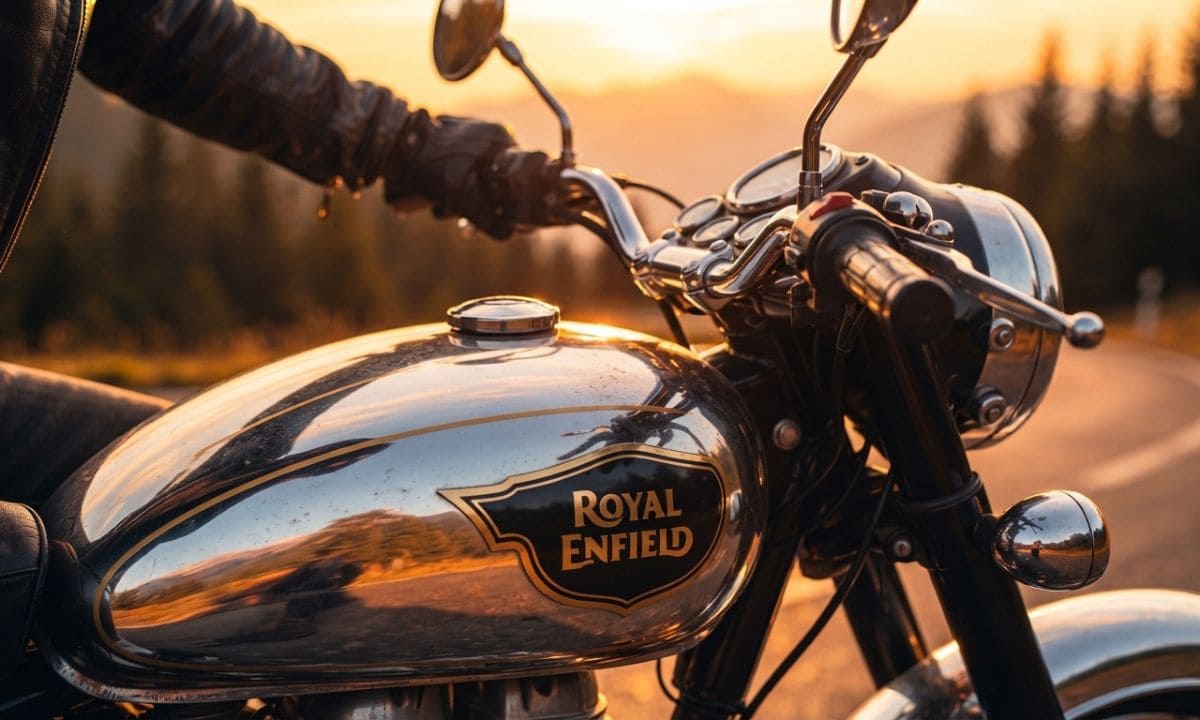 Short Bullet captions for Instagram on a close-up motorcycle tank photo
