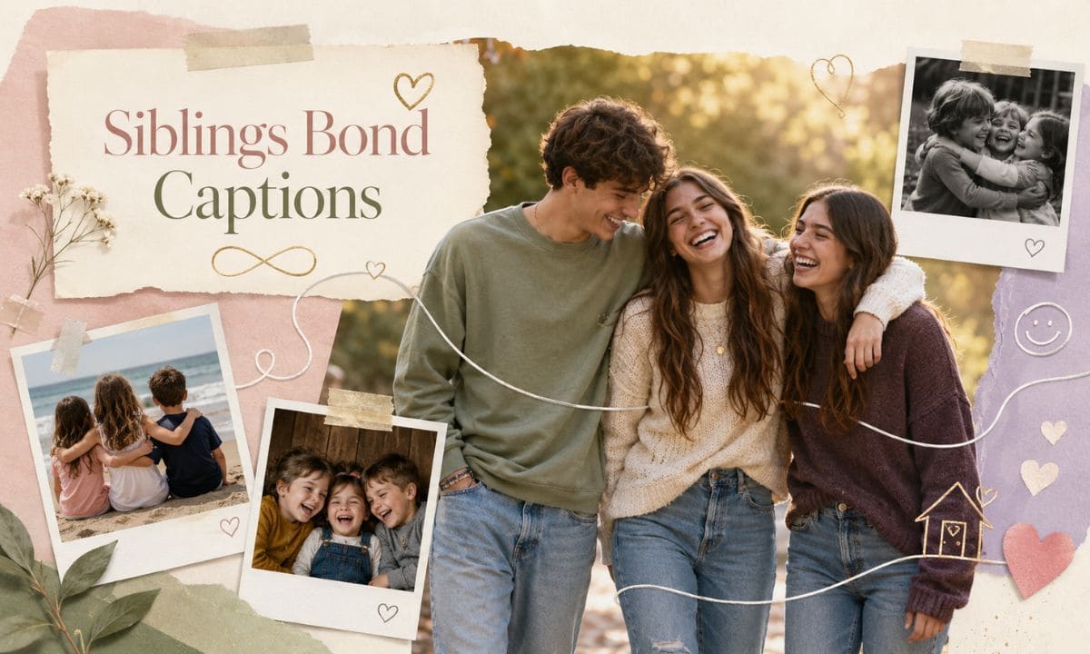 Siblings Bond Captions For Instagram Siblings Bond Captions For Instagram