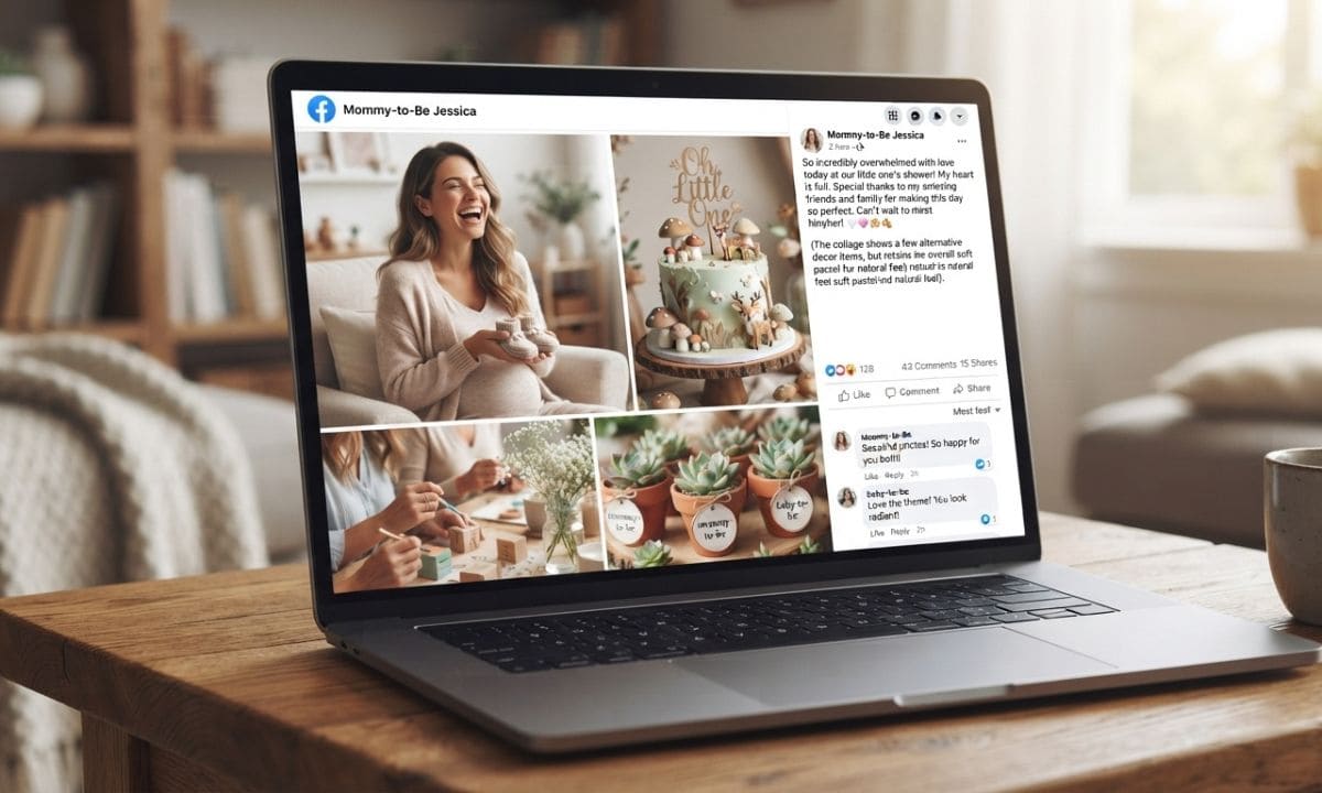 Taking baby shower photos with a smartphone