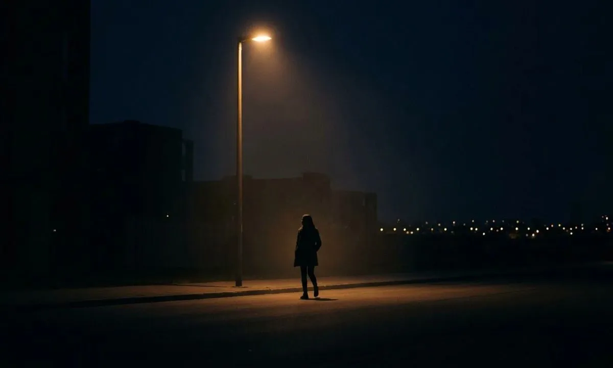 Short night captions for Instagram with a simple city night scene